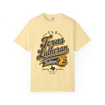 Texas Lutheran Bulldogs Vintage Script T-Shirt