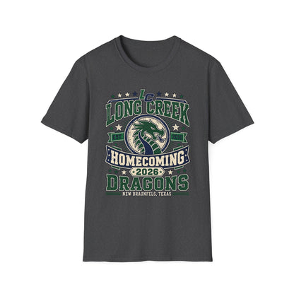 Long Creek Dragons Homecoming T-Shirt — School Spirit Tee (Est. 2020)