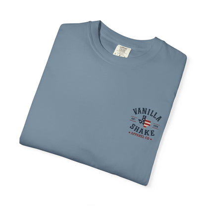 Mr. & Mrs. Shake 4th of July Unisex Garment-Dyed T-shirt