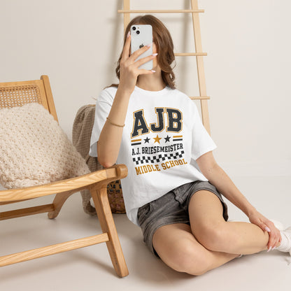 Middle School Custom Name Tee — AJB Briesemeister School Spirit Shirt
