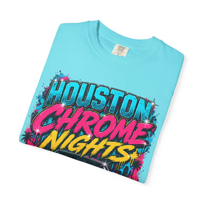 Houston Chrome Nights T-Shirt — Texas Night Ride Classic Car Tee