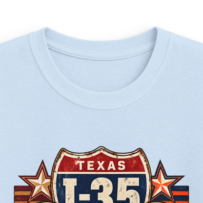 Kids I-35 Showdown Football Tee — Texas State vs UTSA Game Day Shirt
