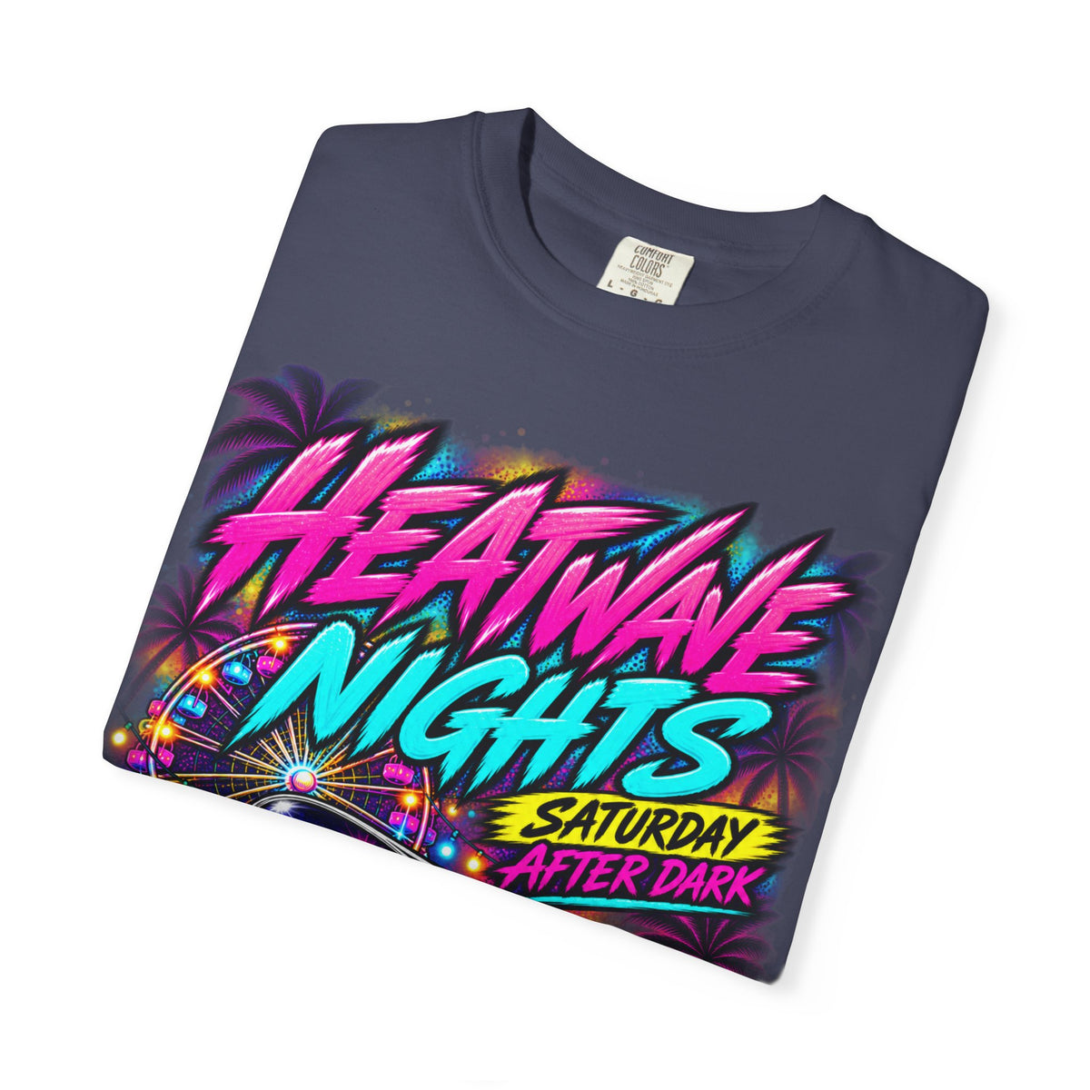 Heatwave Nights T-Shirt — Gonzales, Texas Retro Neon Party Tee