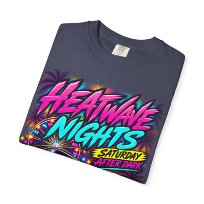 Heatwave Nights T-Shirt — Gonzales, Texas Retro Neon Party Tee