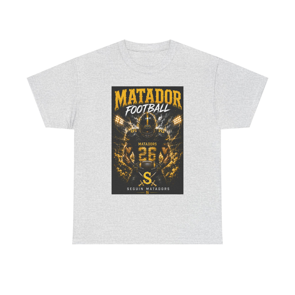 Matador Football Team Tee — Vintage Helmet Graphic Jersey Shirt