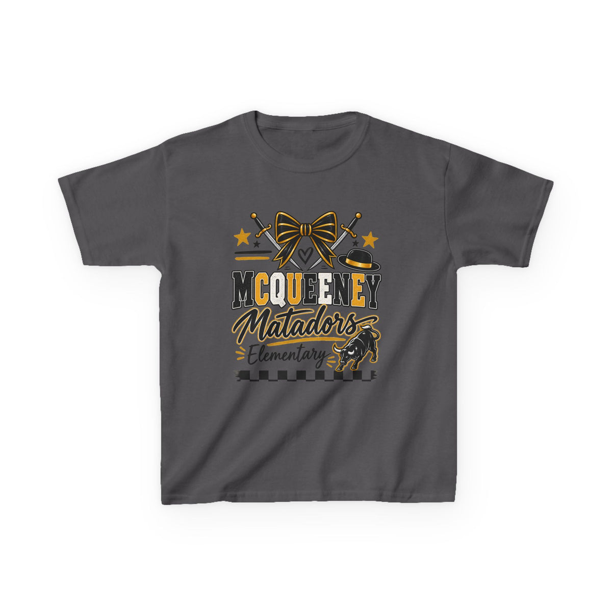 Kids Tee — McQueeny Matadors Elementary School Spirit Shirt
