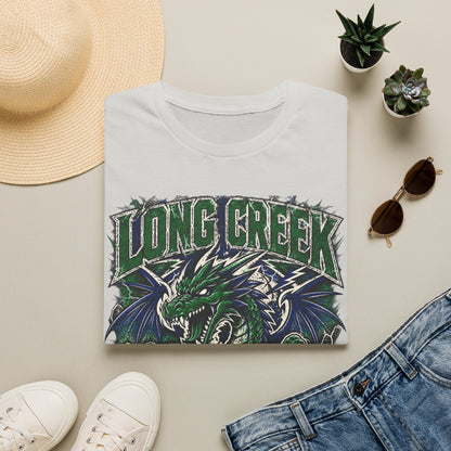 Long Creek Dragons T-Shirt — Vintage Green Dragon School Spirit Tee