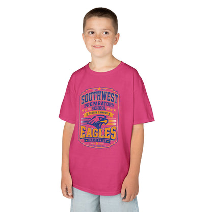Kids T-Shirt — Southwest Preparatory School Eagles Mascot Tee