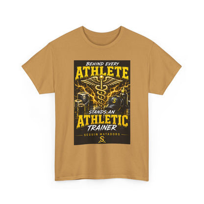Athletic Trainer T‑Shirt — "Behind Every Athlete Stands an Athletic Trainer" Motivational Tee
