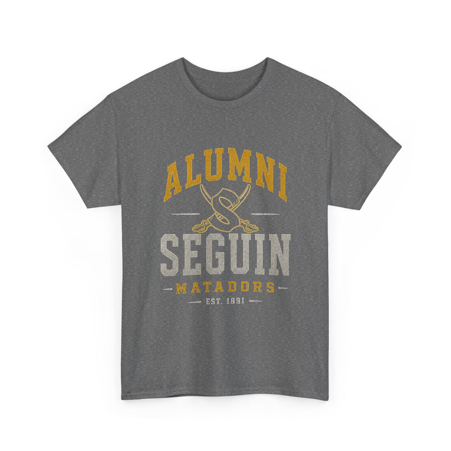 Alumni Seguin Matadors T-Shirt — School Spirit Vintage Crew Tee