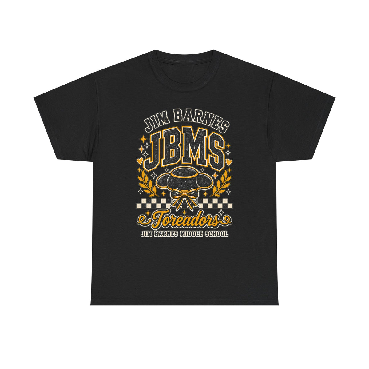 Jim Barnes JBMS Toreadors Middle School T-Shirt