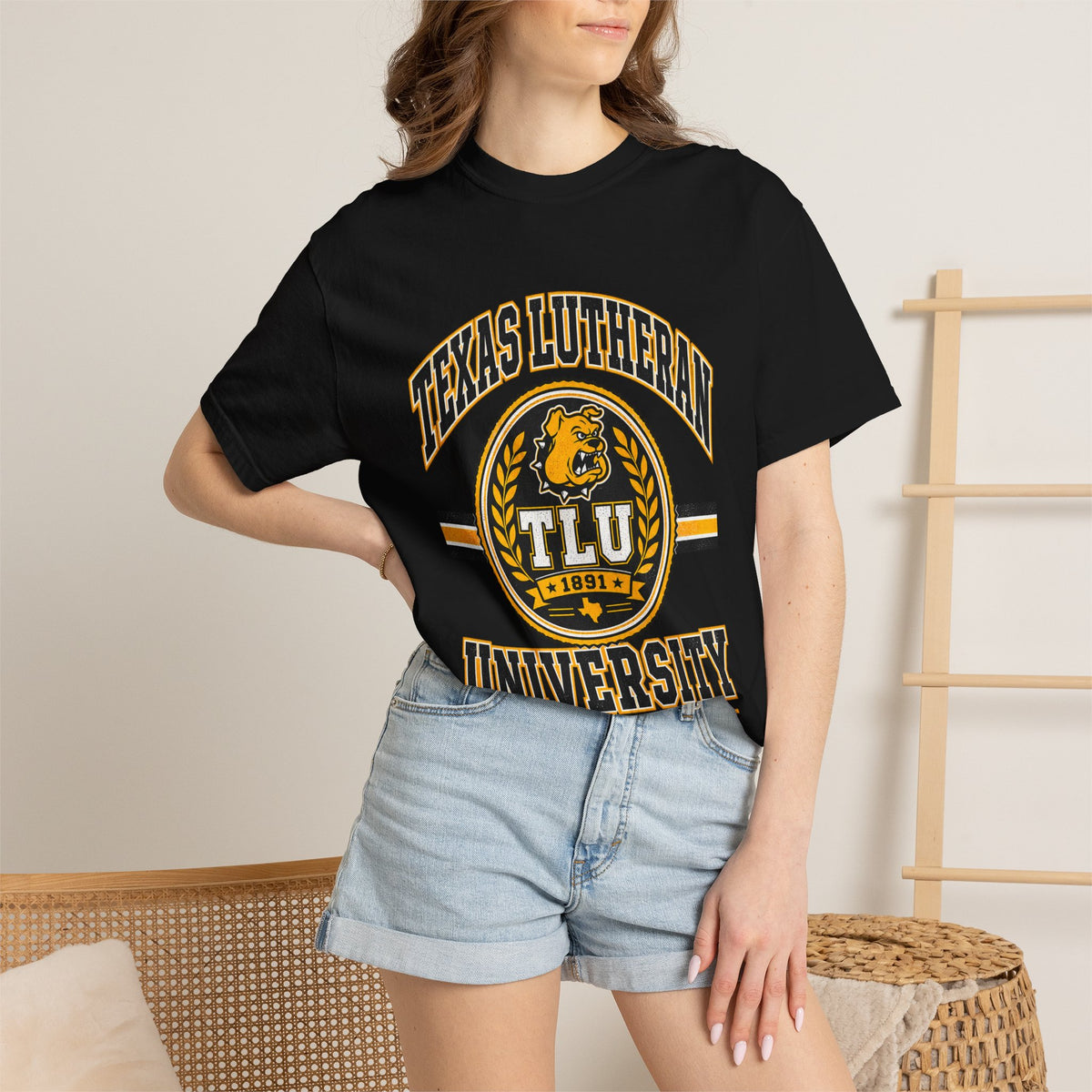 Texas Lutheran University TLU Crest T-Shirt