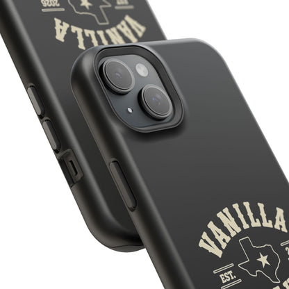 Black w/Ivory Logo lmpact-Resistant Phone Cases