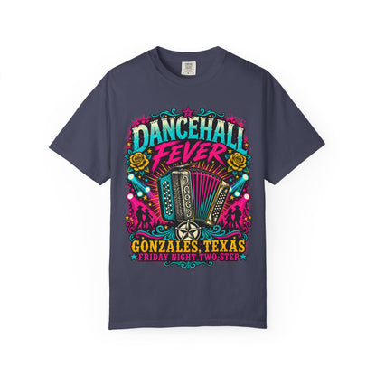 Dancehall Fever Accordion T-Shirt — Gonzales, Texas Friday Night Two-Step