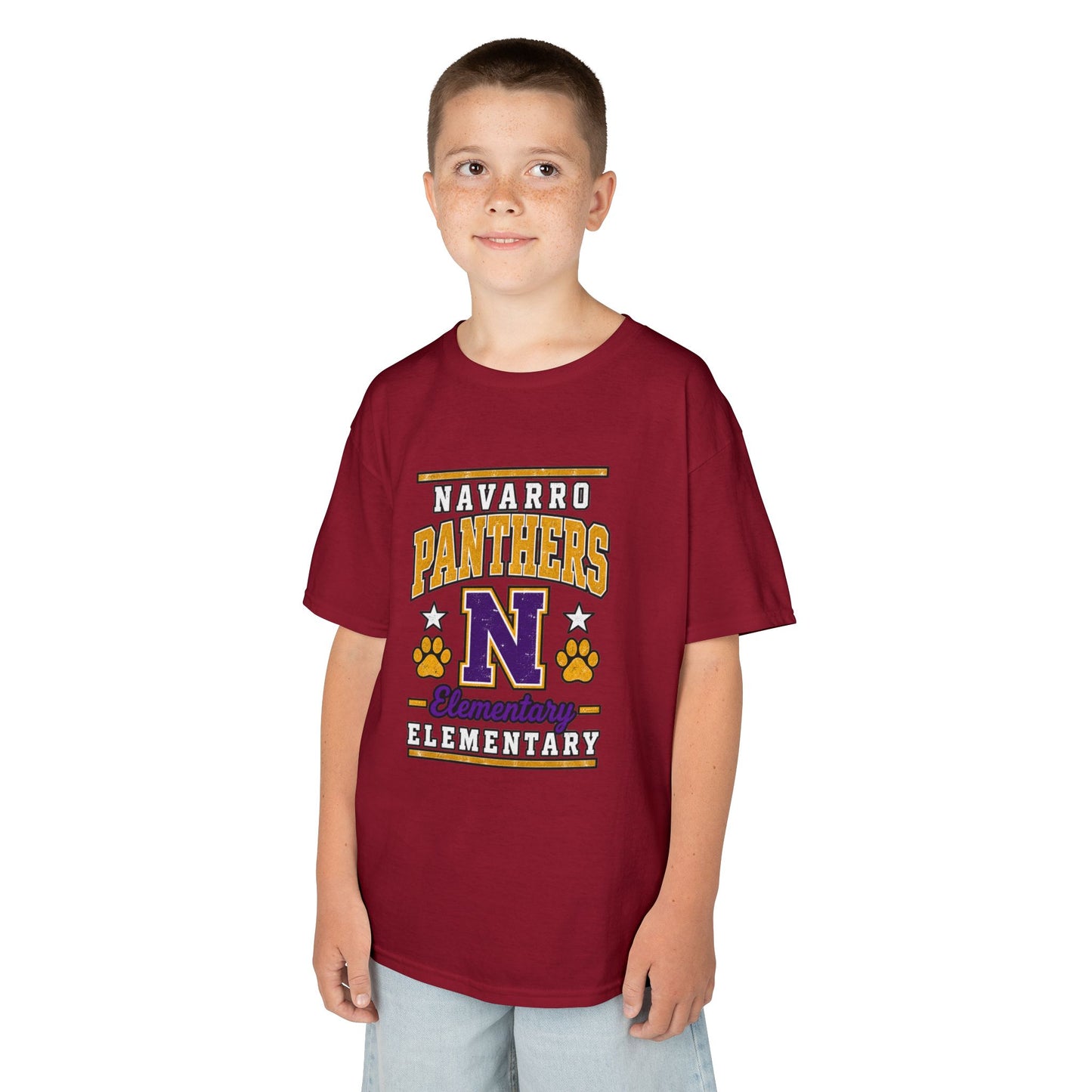 Navarro Panthers Kids T-Shirt — 'N' Elementary School Spirit Tee