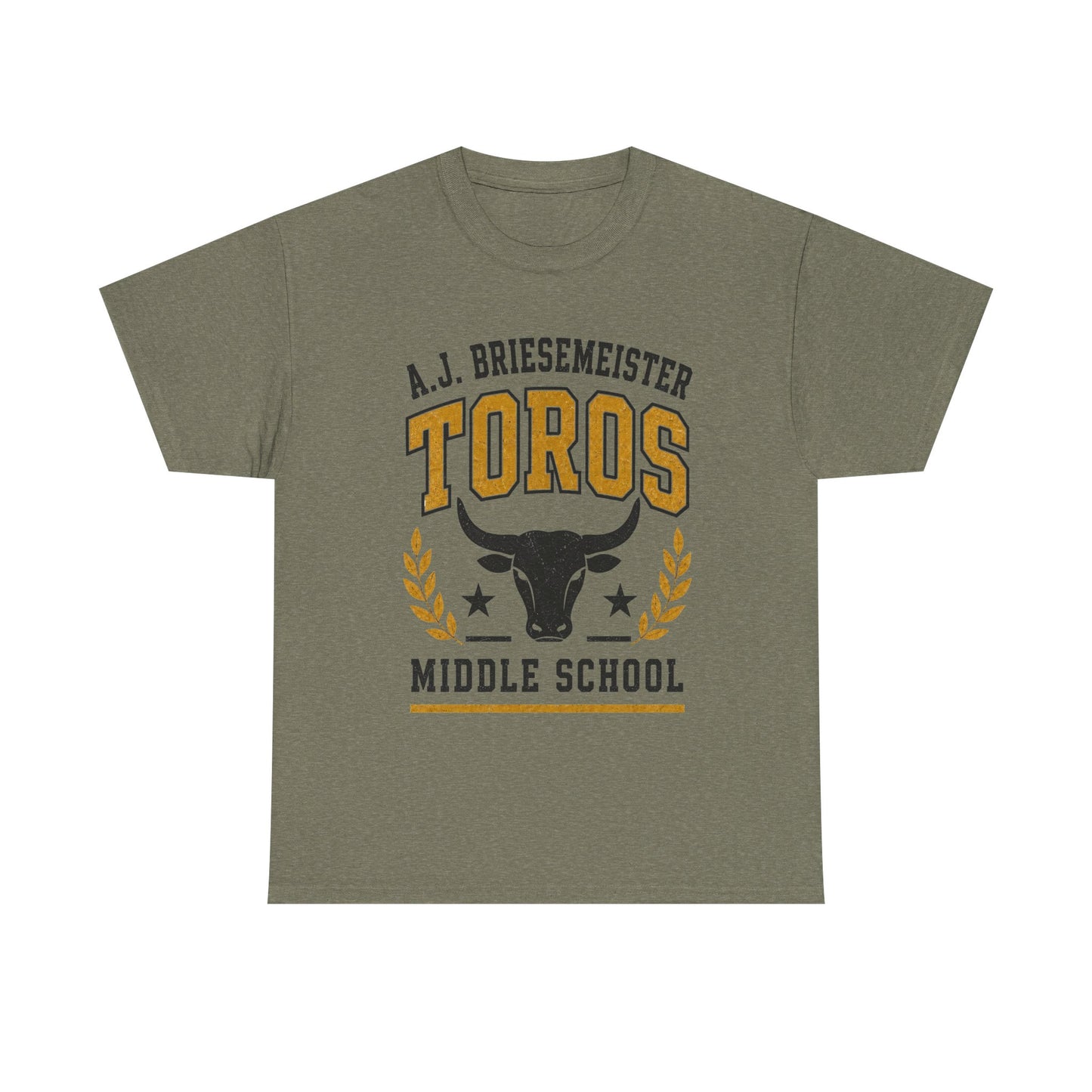 Toros Middle School Tee — A.J. Briesemeister School Spirit T-Shirt