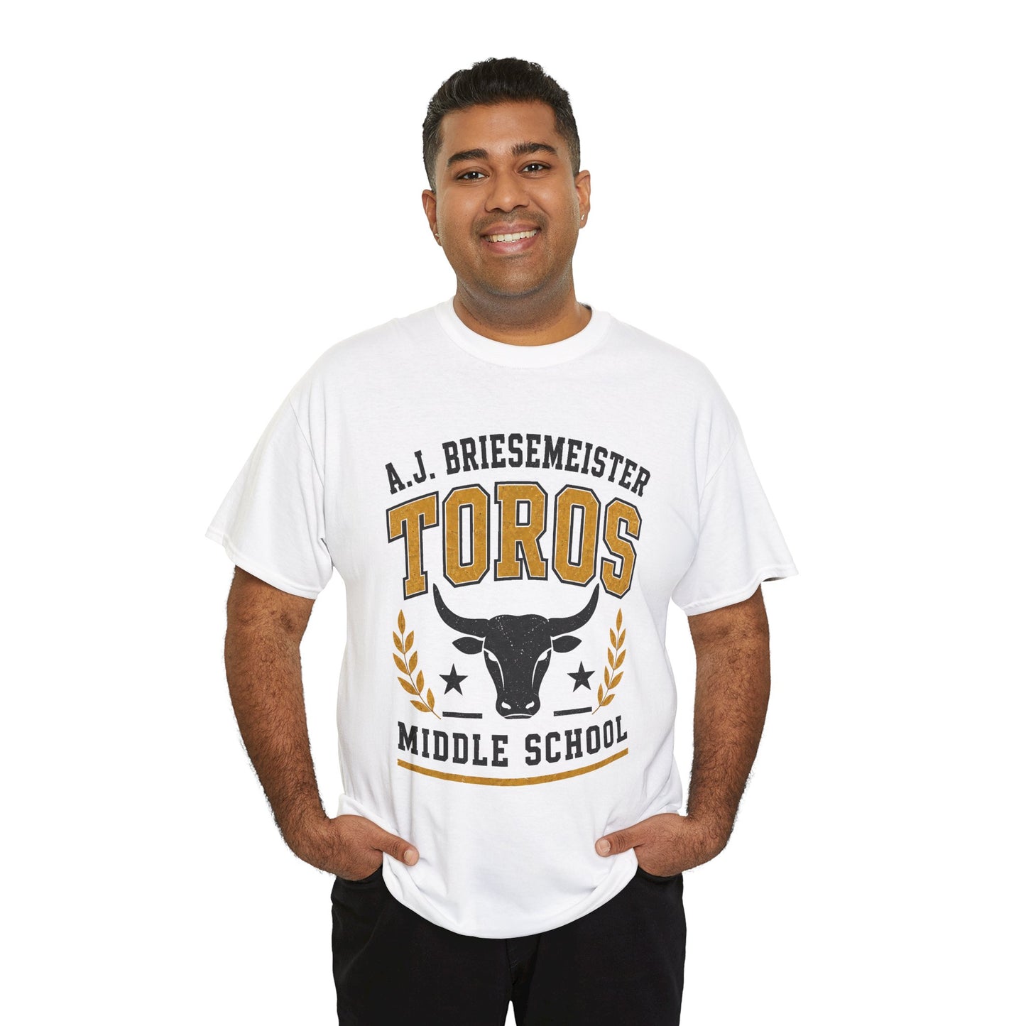 Toros Middle School Tee — A.J. Briesemeister School Spirit T-Shirt
