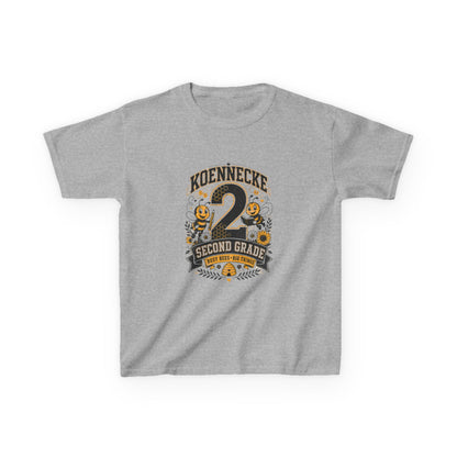 Koennecke 2 Second Grade Kids T-Shirt — Personalized Back-to-School Tee