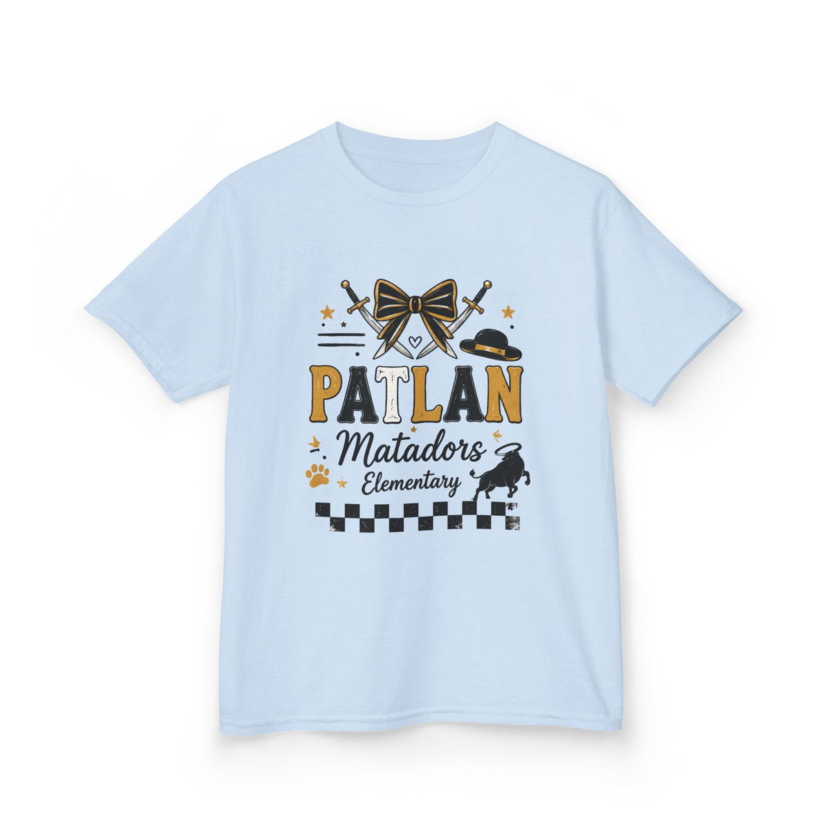 Patlan Matadors Elementary Kids T-Shirt — School Spirit Tee