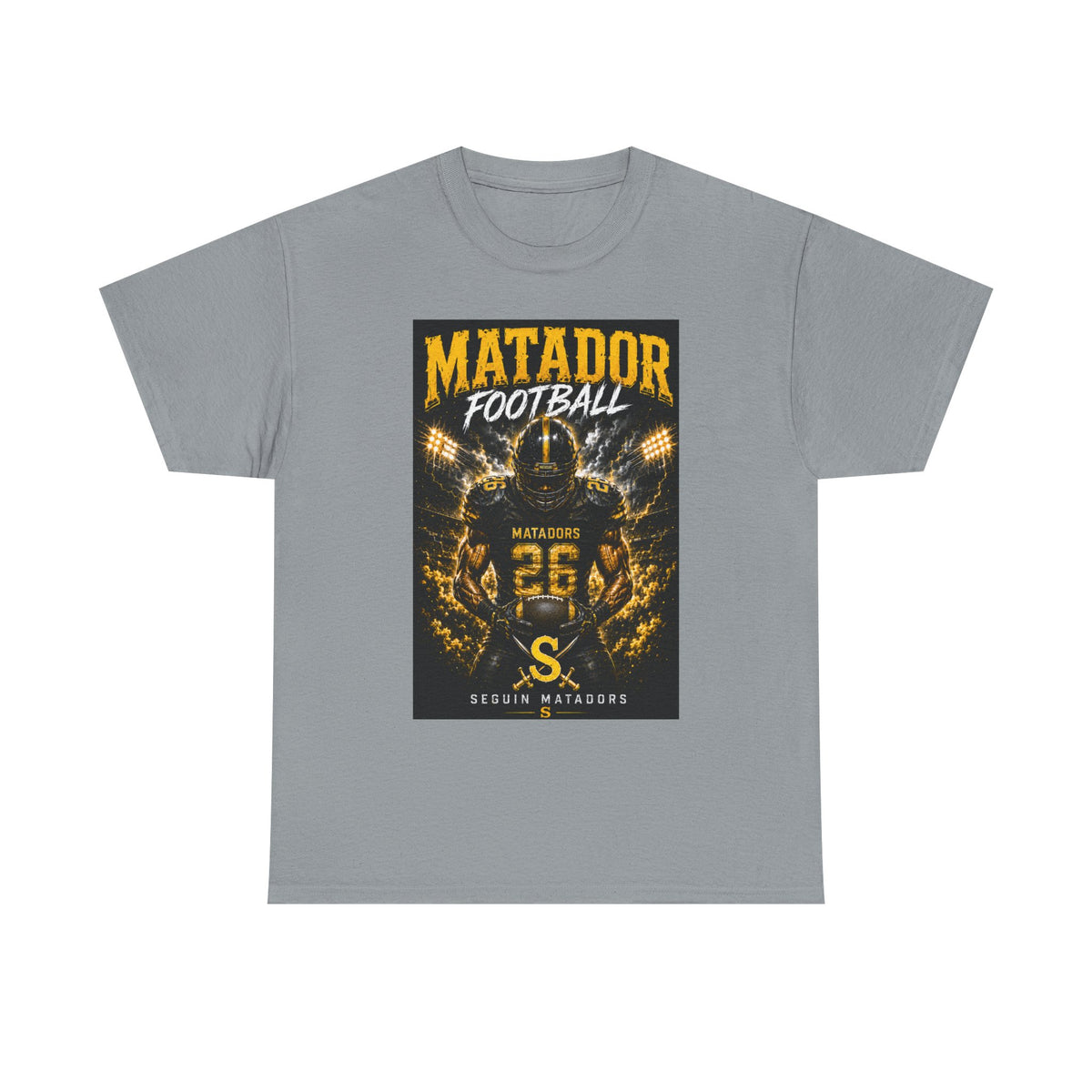 Matador Football Team Tee — Vintage Helmet Graphic Jersey Shirt