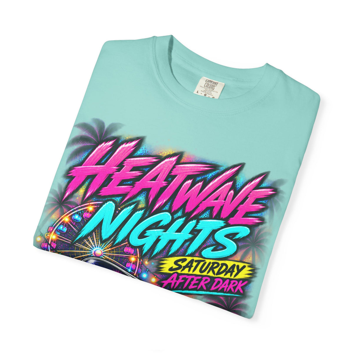 Heatwave Nights T-Shirt — Gonzales, Texas Retro Neon Party Tee