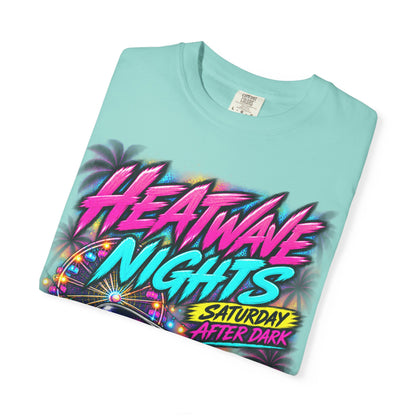 Heatwave Nights T-Shirt — Gonzales, Texas Retro Neon Party Tee
