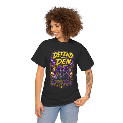 Defend the Den Navarro High School Panther T‑Shirt