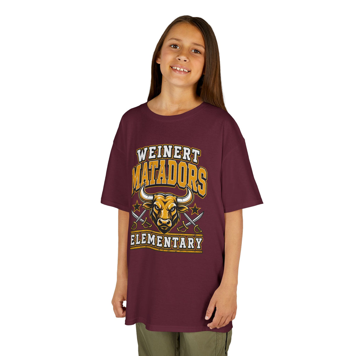 Weinert Matadors Elementary Kids T-Shirt — School Mascot Tee