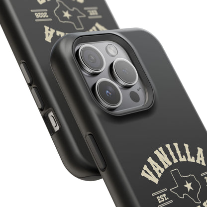 Black w/Ivory Logo lmpact-Resistant Phone Cases