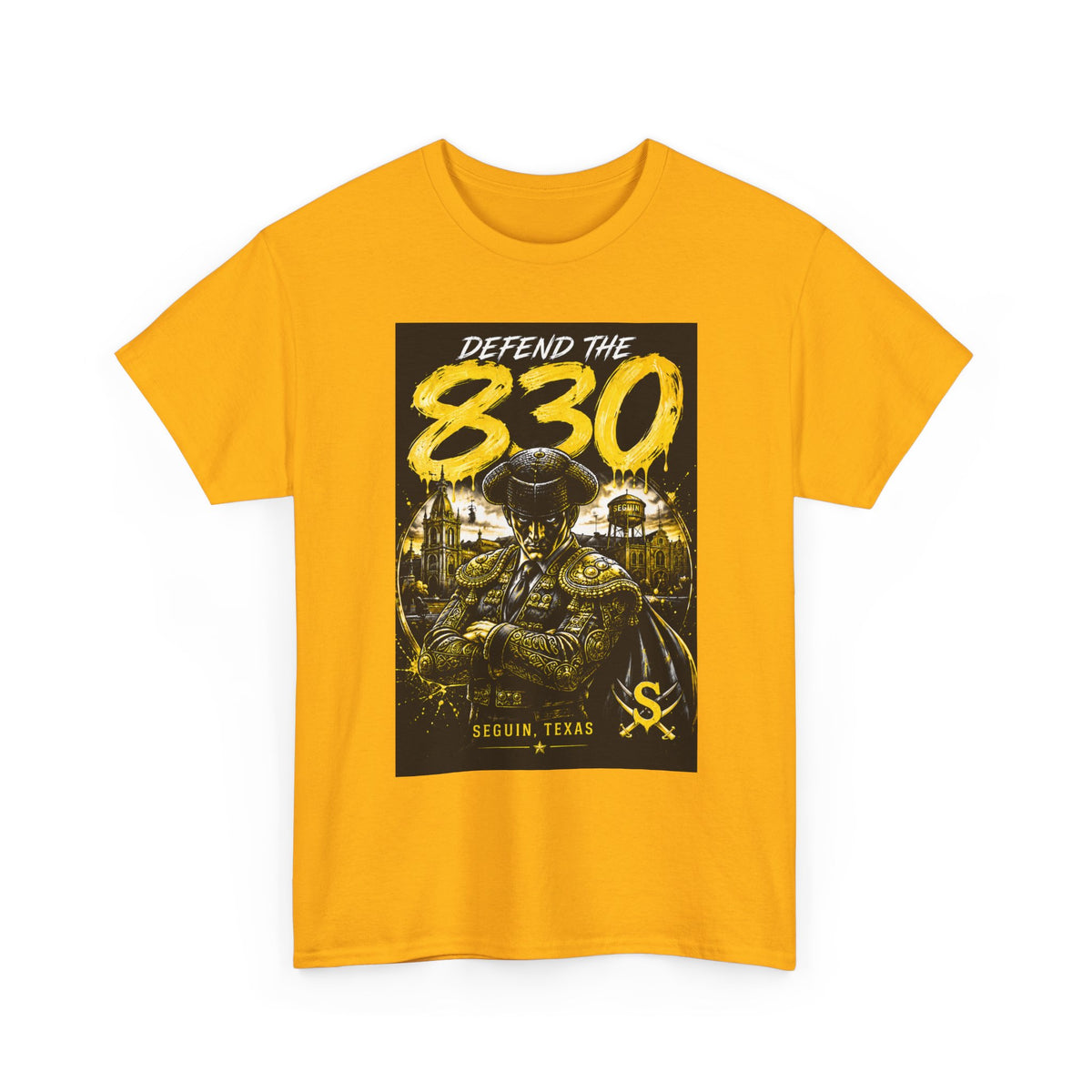 Defend The 830 Matador T-Shirt — San Antonio Pride, Military/Streetwear Graphic Tee