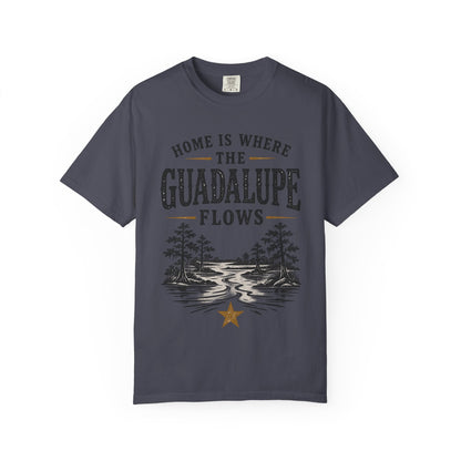 Guadalupe River T-Shirt — "Home Is Where The Guadalupe Flows" Vintage Outdoors Tee