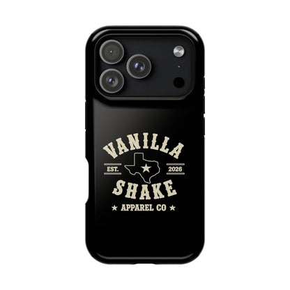 Black w/Ivory Logo lmpact-Resistant Phone Cases