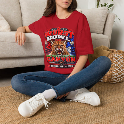 Wurst Bowl 2026 T-Shirt — Canyon Football Game Day Tee