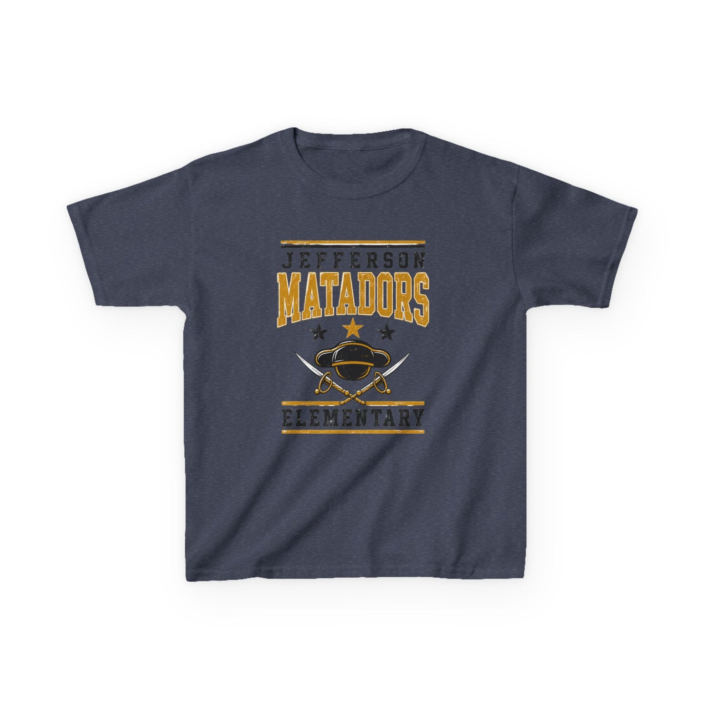 Jefferson Matadors Elementary Kids T-Shirt — School Spirit Tee