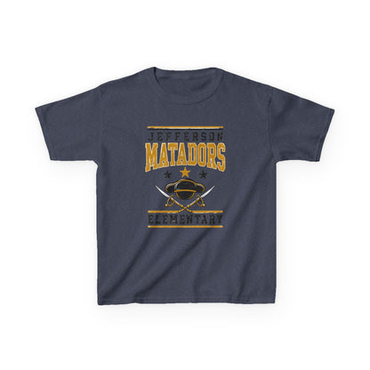 Jefferson Matadors Elementary Kids T-Shirt — School Spirit Tee