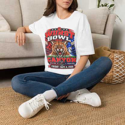 Wurst Bowl 2026 T-Shirt — Canyon Football Game Day Tee