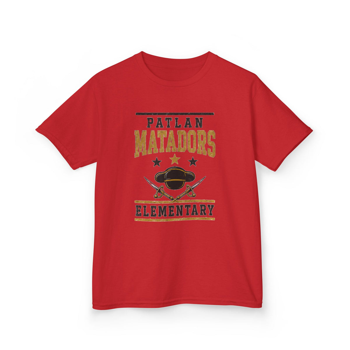 Patlan Matadors Elementary Kids T‑Shirt — School Spirit Tee
