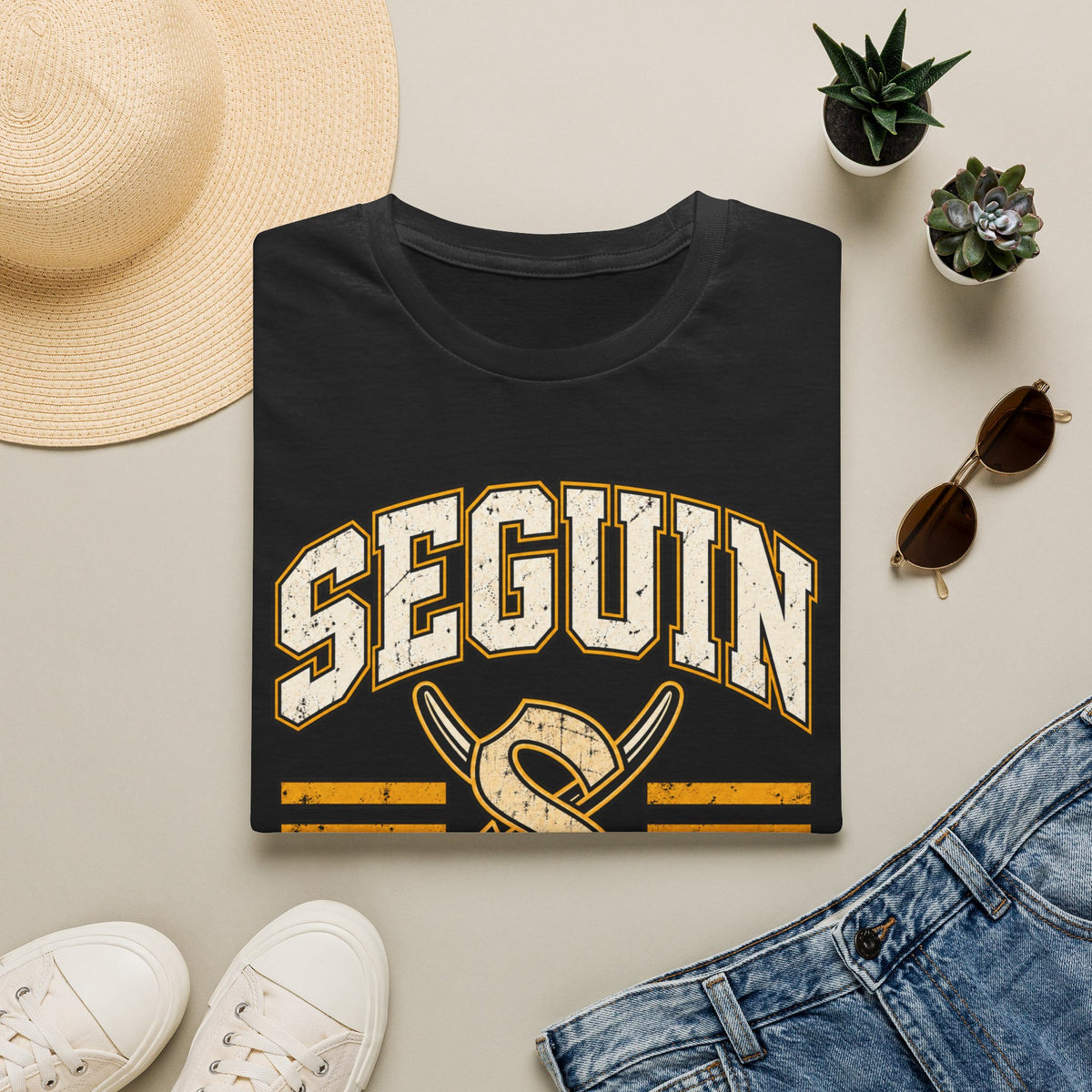 Seguin Matadors Vintage T-Shirt — School Spirit Baseball Design