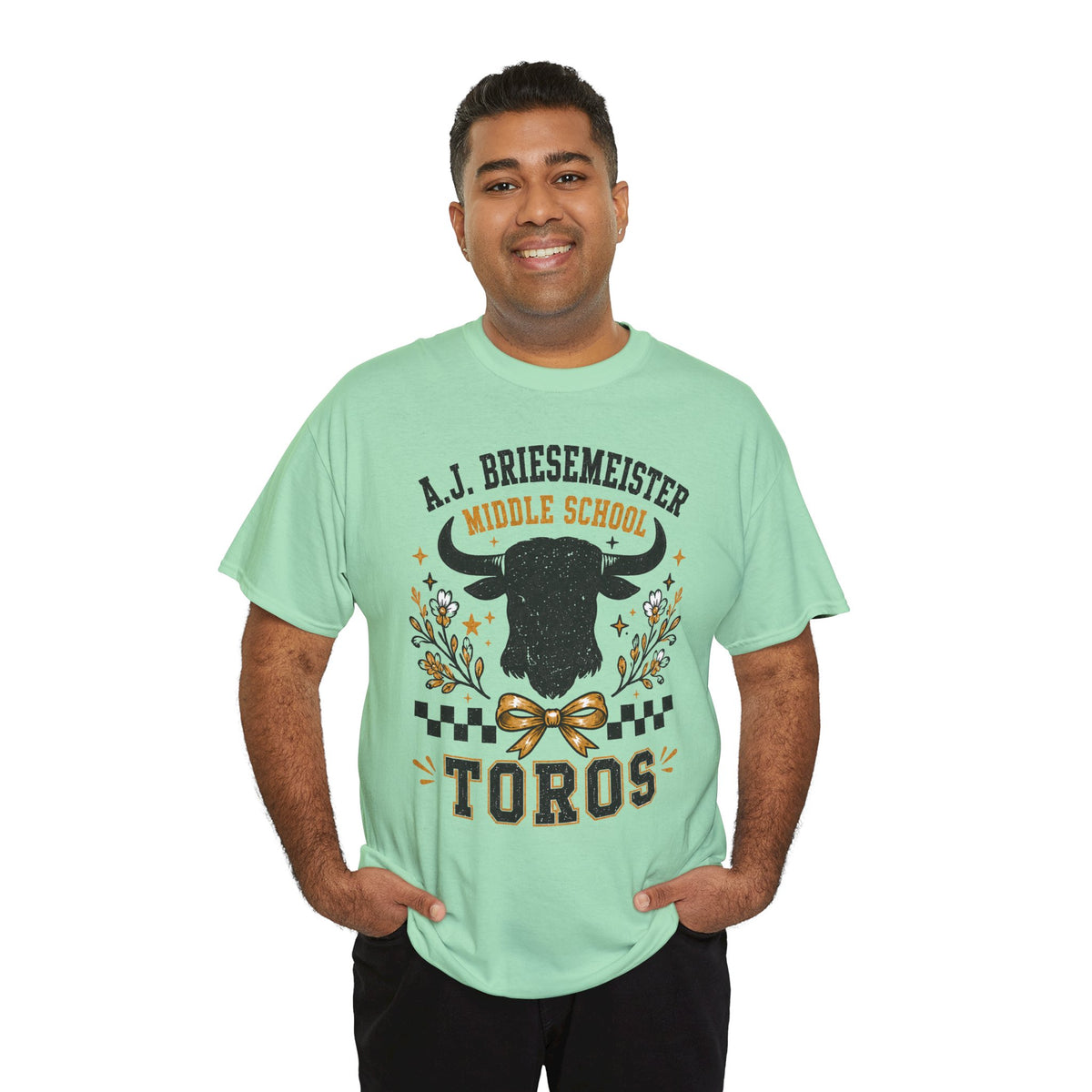 Toros Middle School Tee — A.J. Briesemeister School Spirit T-Shirt