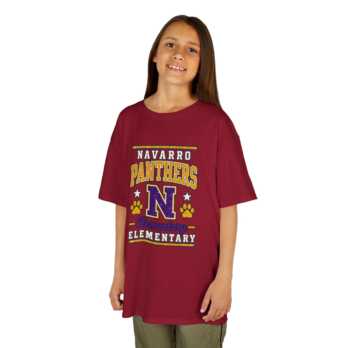 Navarro Panthers Kids T-Shirt — 'N' Elementary School Spirit Tee