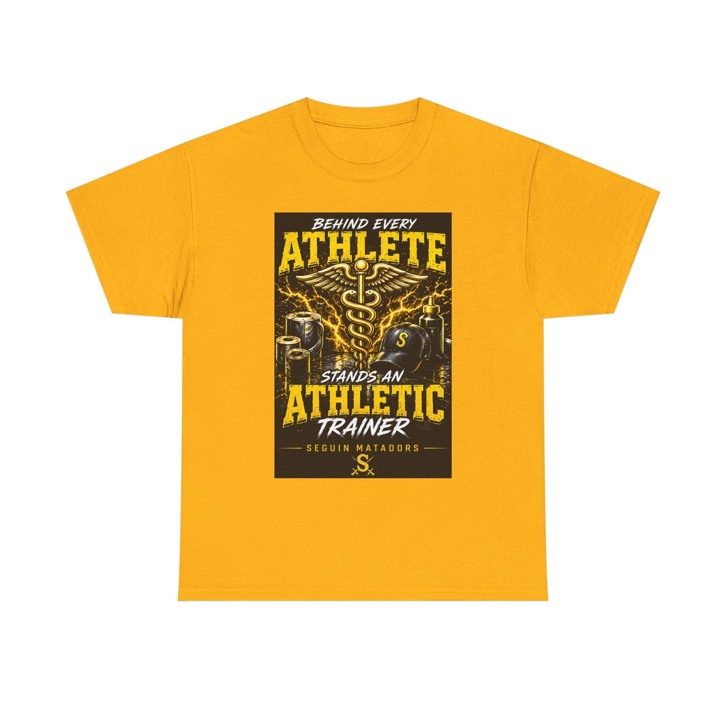 Athletic Trainer T‑Shirt — "Behind Every Athlete Stands an Athletic Trainer" Motivational Tee
