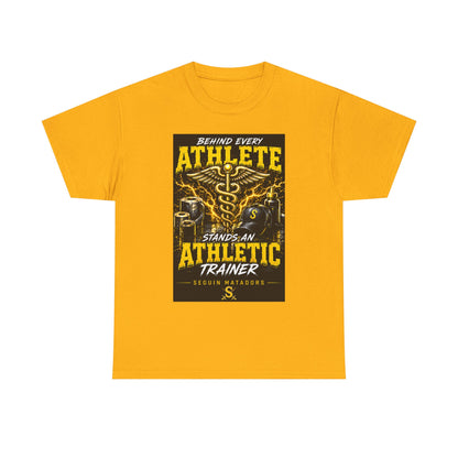 Athletic Trainer T‑Shirt — "Behind Every Athlete Stands an Athletic Trainer" Motivational Tee