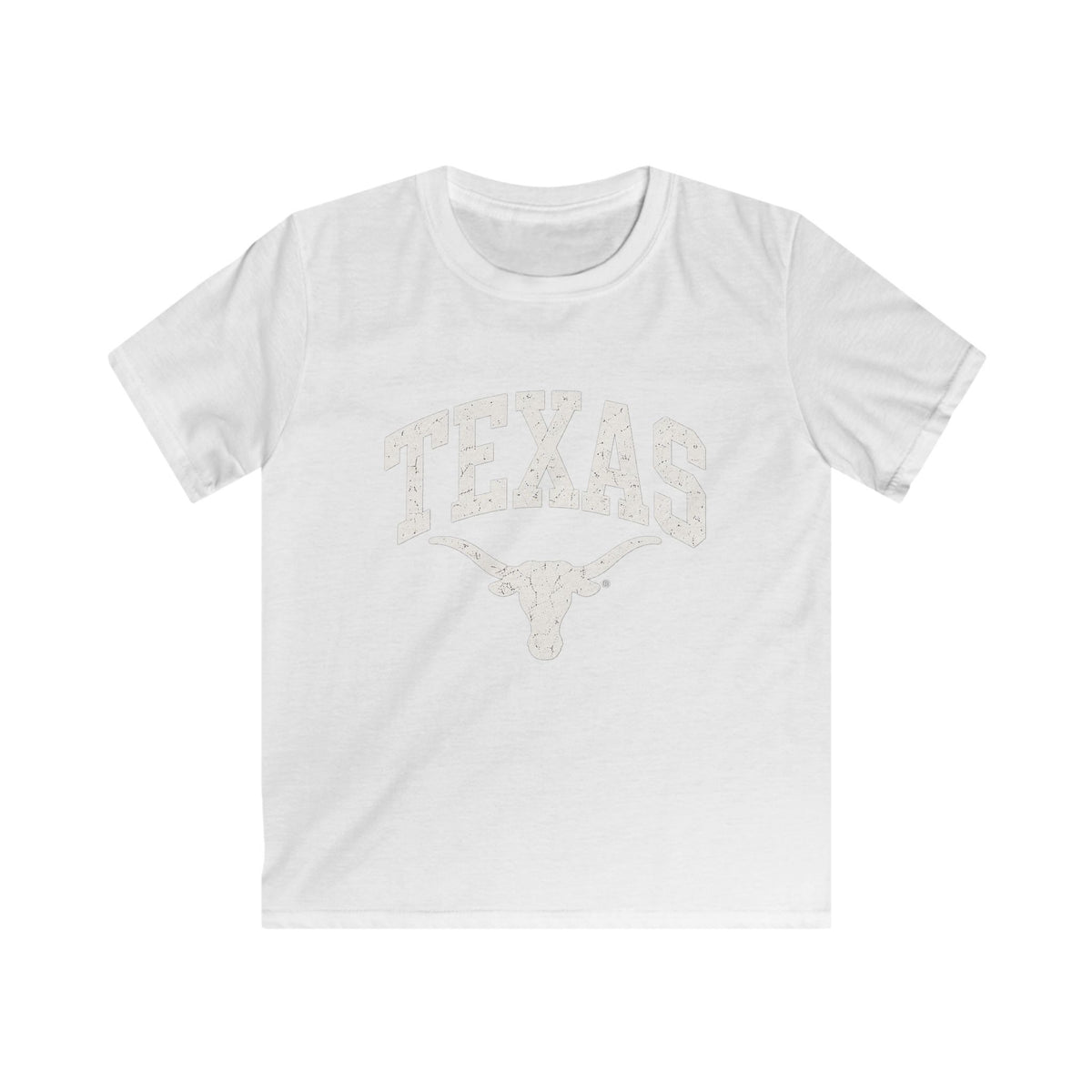 Kids Texas Longhorns Graphic Tee — Vintage Sports School Spirit Shirt