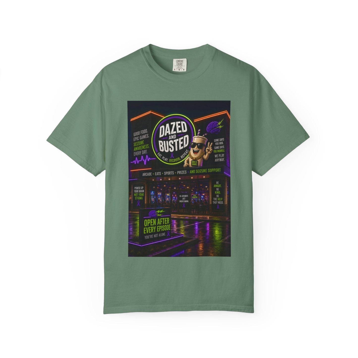 Dazed & Busted Neon Arcade T-Shirt