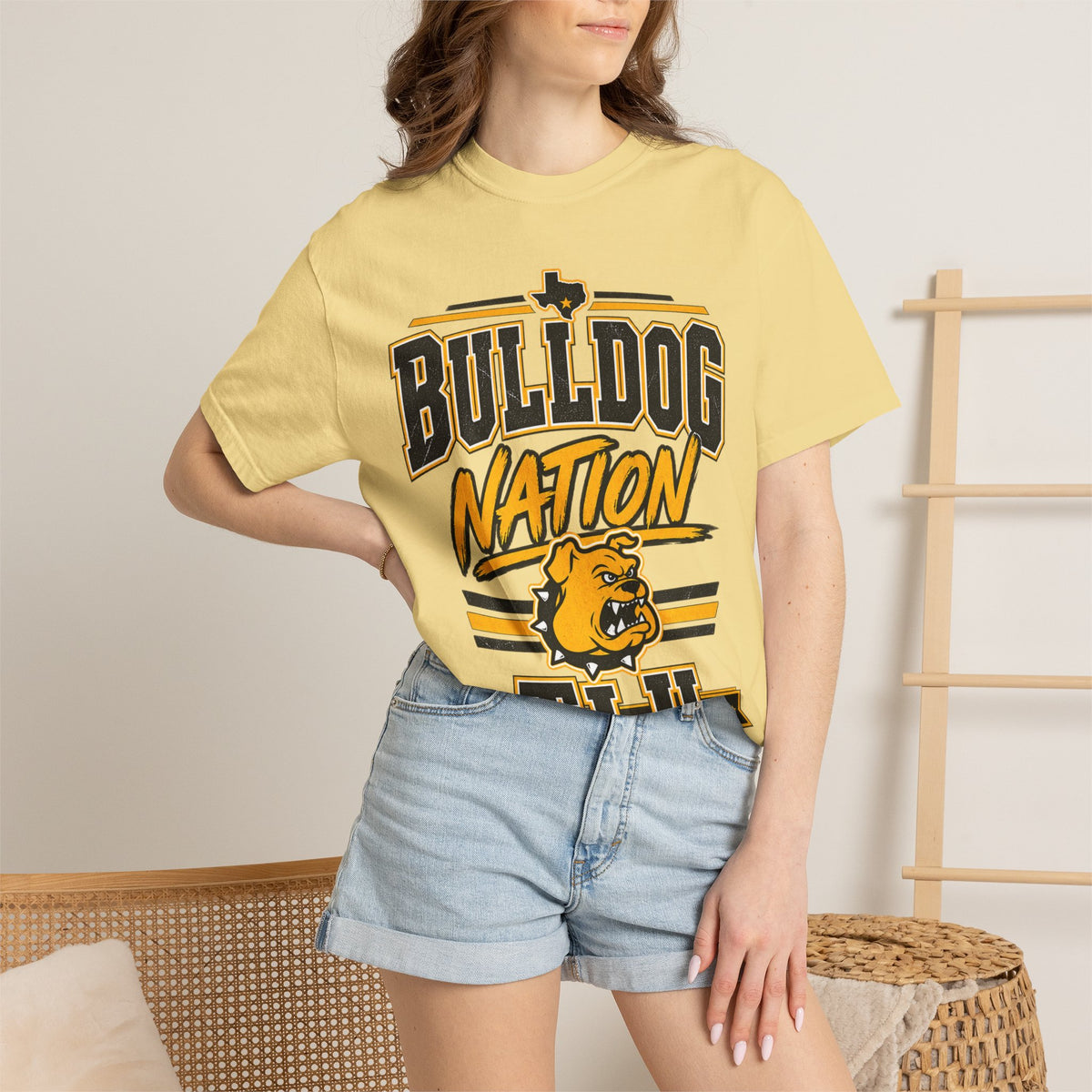 Bulldog Nation T-Shirt — TLU Mascot College Tee