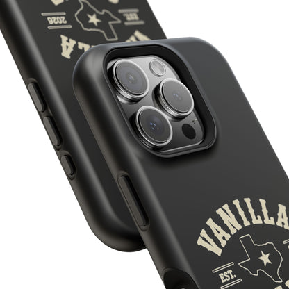 Black w/Ivory Logo lmpact-Resistant Phone Cases