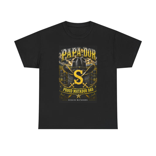 Matador Dad T-Shirt – "Papa-Dor" Proud Matador Design
