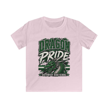 Dragon Pride Kids T-Shirt — Southwest High School Mascot Tee