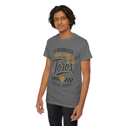 Toros Middle School Tee — L.J. Briesemaster School Spirit Shirt