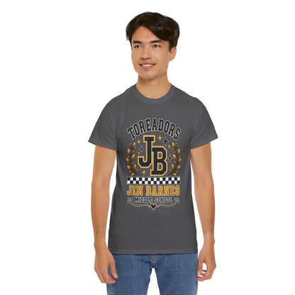 Toreadors JB Jim Barnes Middle School Tee — School Spirit Graphic T-Shirt
